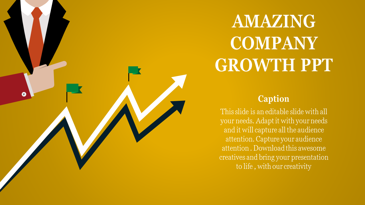 Get Company Growth PPT Presentation Template Slides
